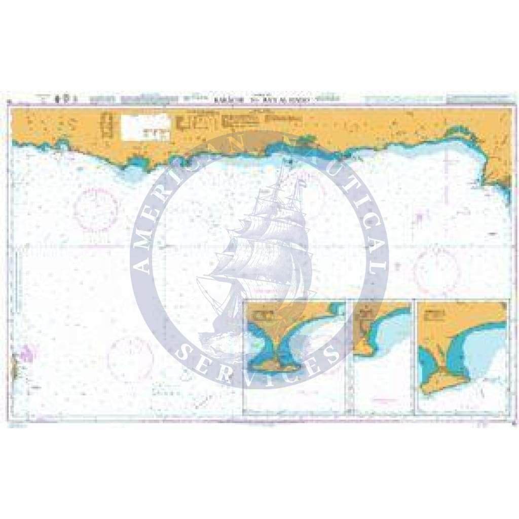 British Admiralty Nautical Chart  38: Karachi to Ra's al Hadd