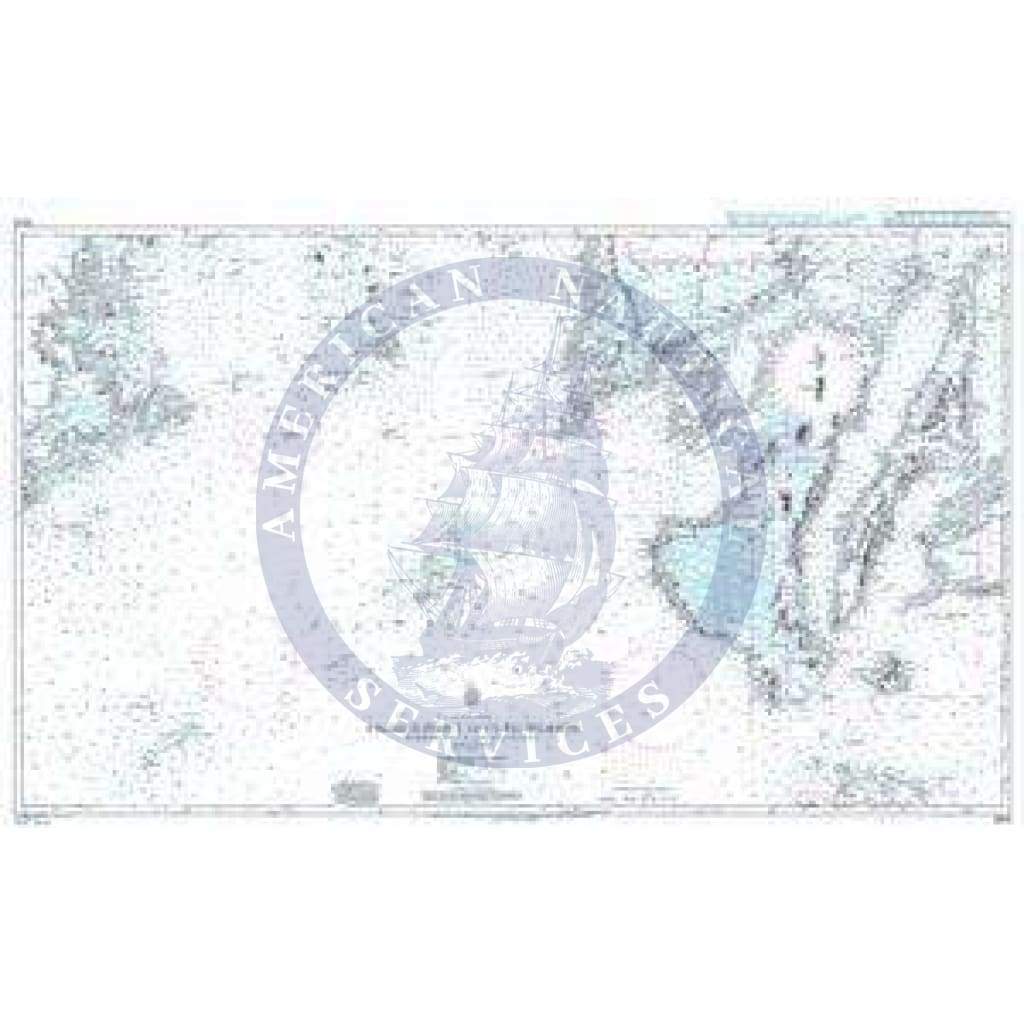 British Admiralty Nautical Chart 3809: Philippine Islands, Tagolo Point to Cuyo Islands Including Cebu, Negros and parts of Panay and Palawan