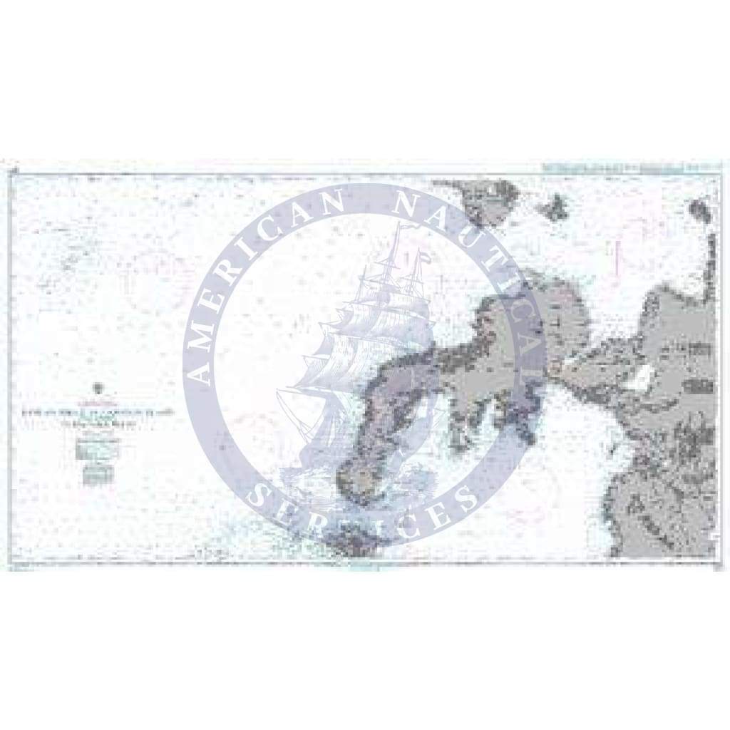 British Admiralty Nautical Chart 3811: Basilan Strait to Camiguin Island including Tubbataha Reefs