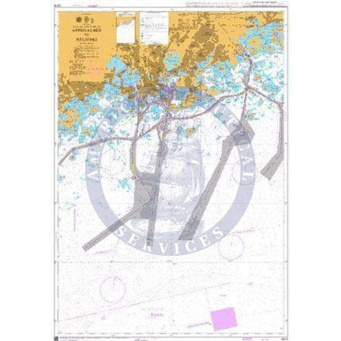 British Admiralty Nautical Chart 3818: Baltic Sea - Gulf of Finland, Approaches to Helsinki