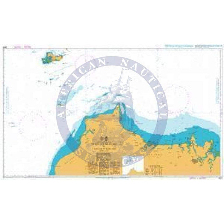 British Admiralty Nautical Chart 3834: Tanjung Bayung to Tanjung Sipan ...