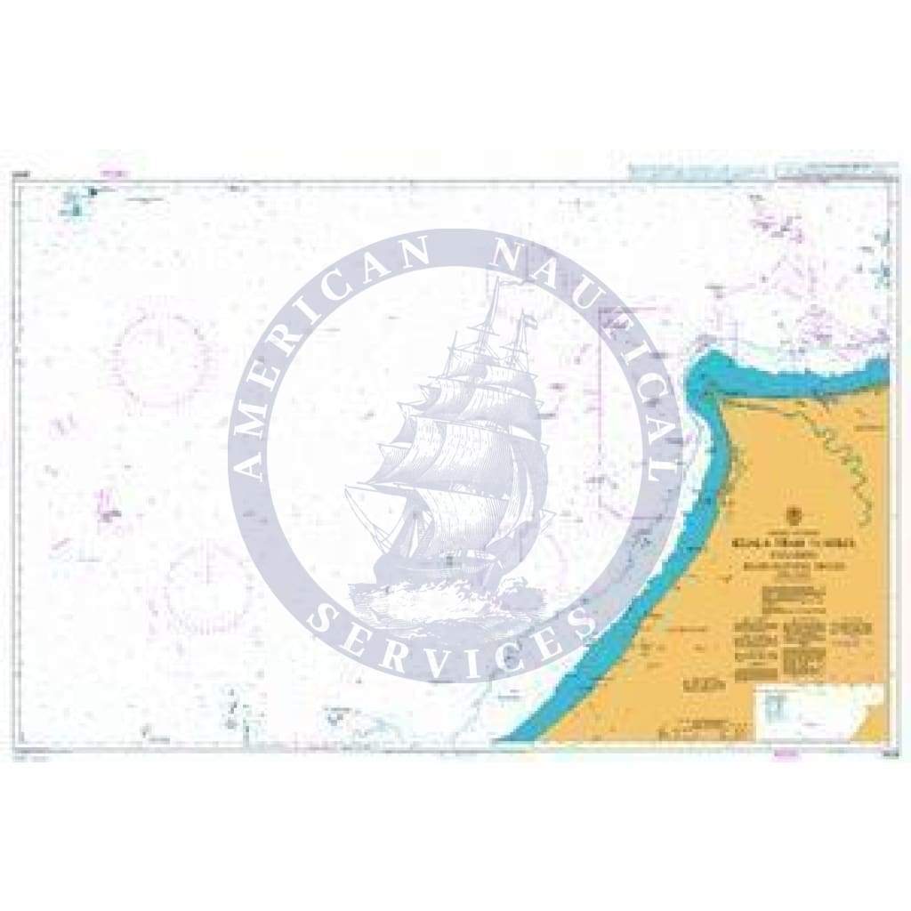 British Admiralty Nautical Chart 3838: Kuala Niah to Seria including South Luconia Shoals