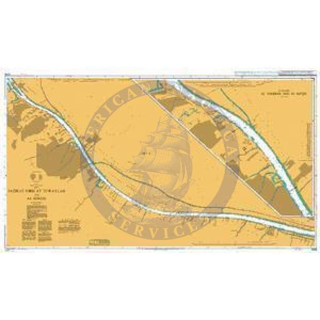 British Admiralty Nautical Chart 3846: Jazirat Umm at Tuwaylah to Al Ma`qil