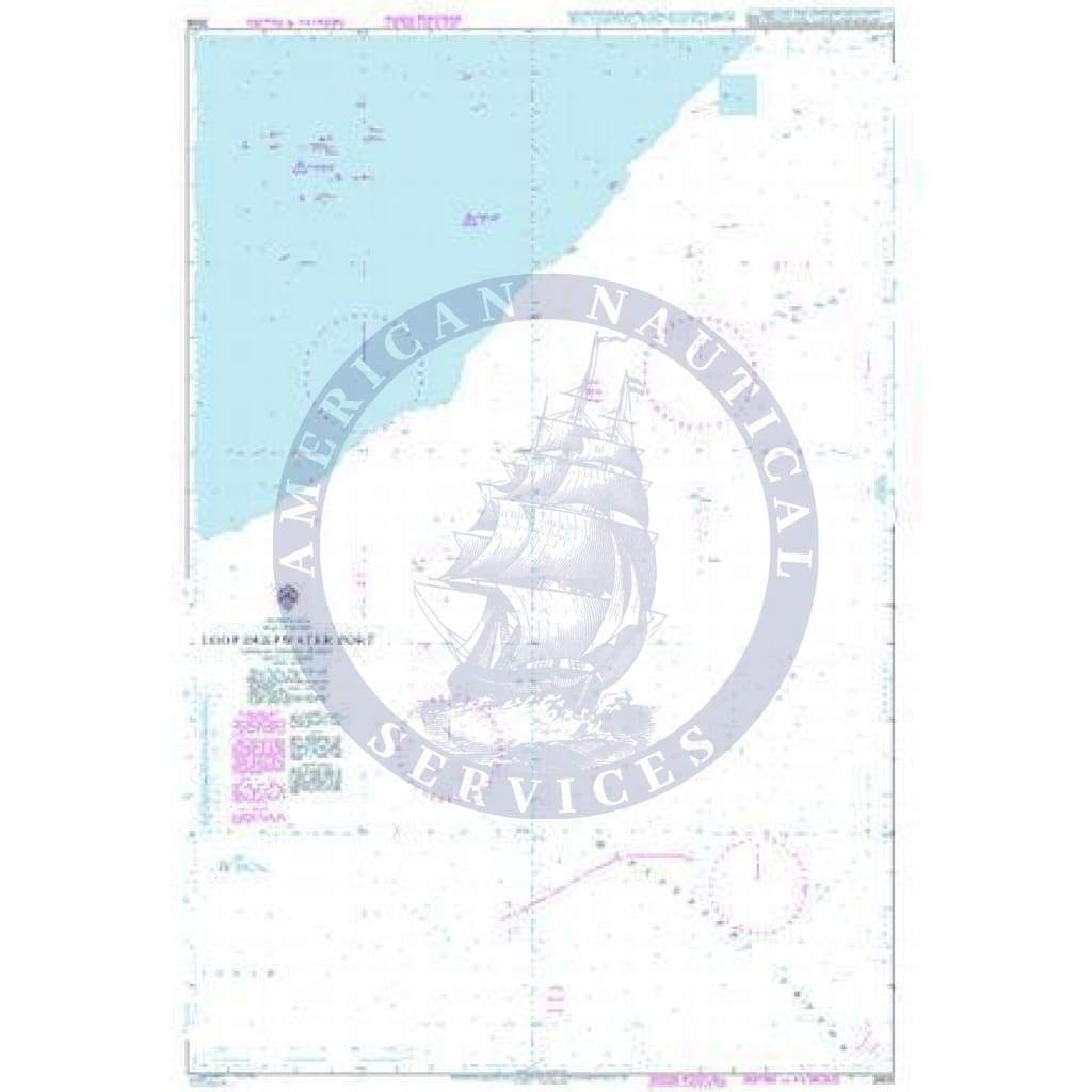 British Admiralty Nautical Chart  3856: Loop Deepwater Port Louisiana Offshore Oil Port