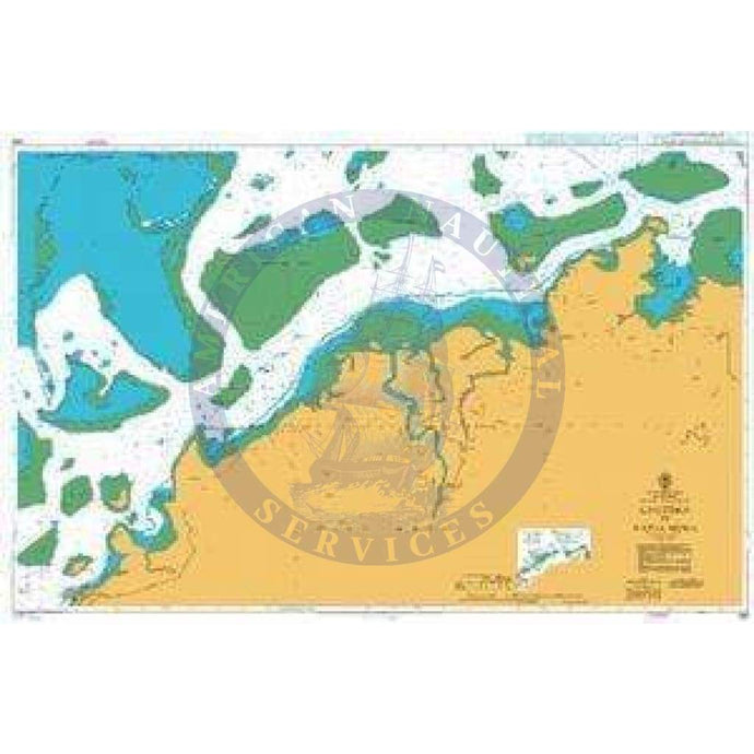 British Admiralty Nautical Chart  389: Lautoka to Vatia Sewa