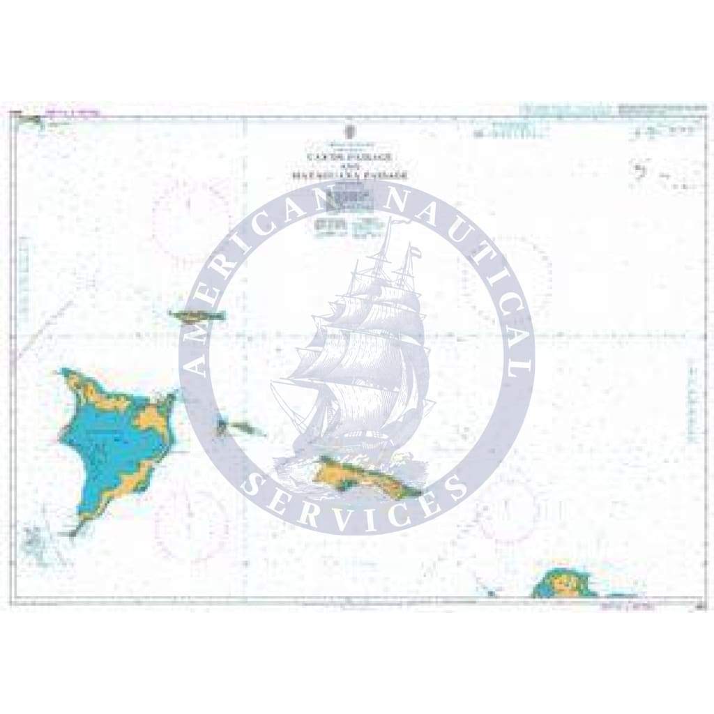 BA Chart 3914: Turks and Caicos Islands and Bahamas - Caicos Passage