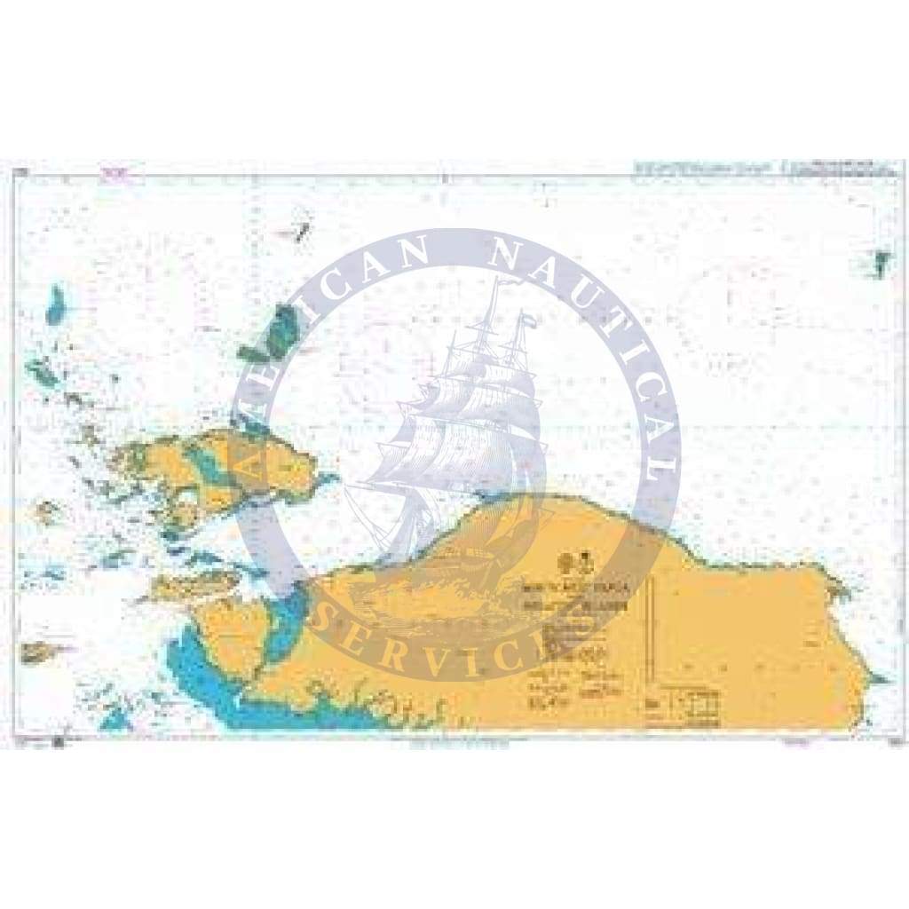 British Admiralty Nautical Chart 3923: North West Papua and Adjacent Islands