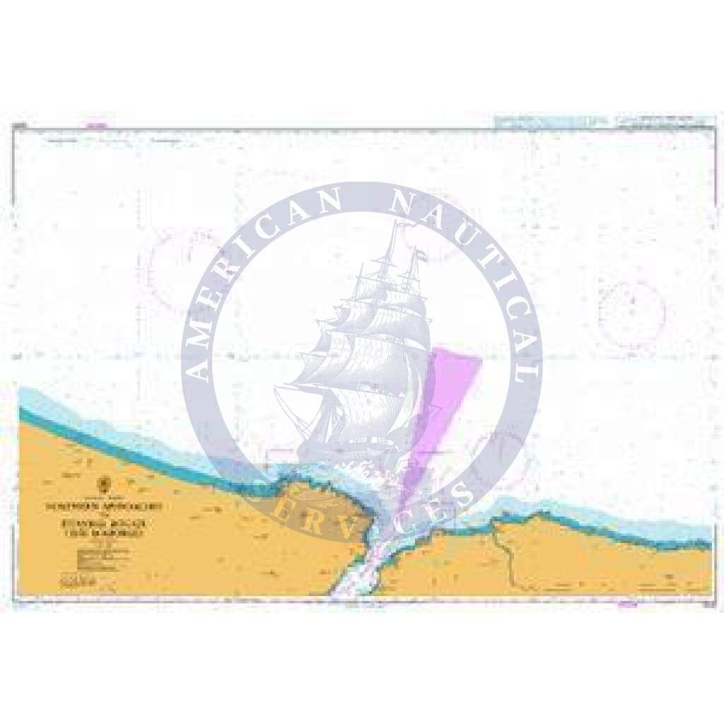 British Admiralty Nautical Chart 3930: Northern Approaches to Istanbul Bogazi (The Bosporus)