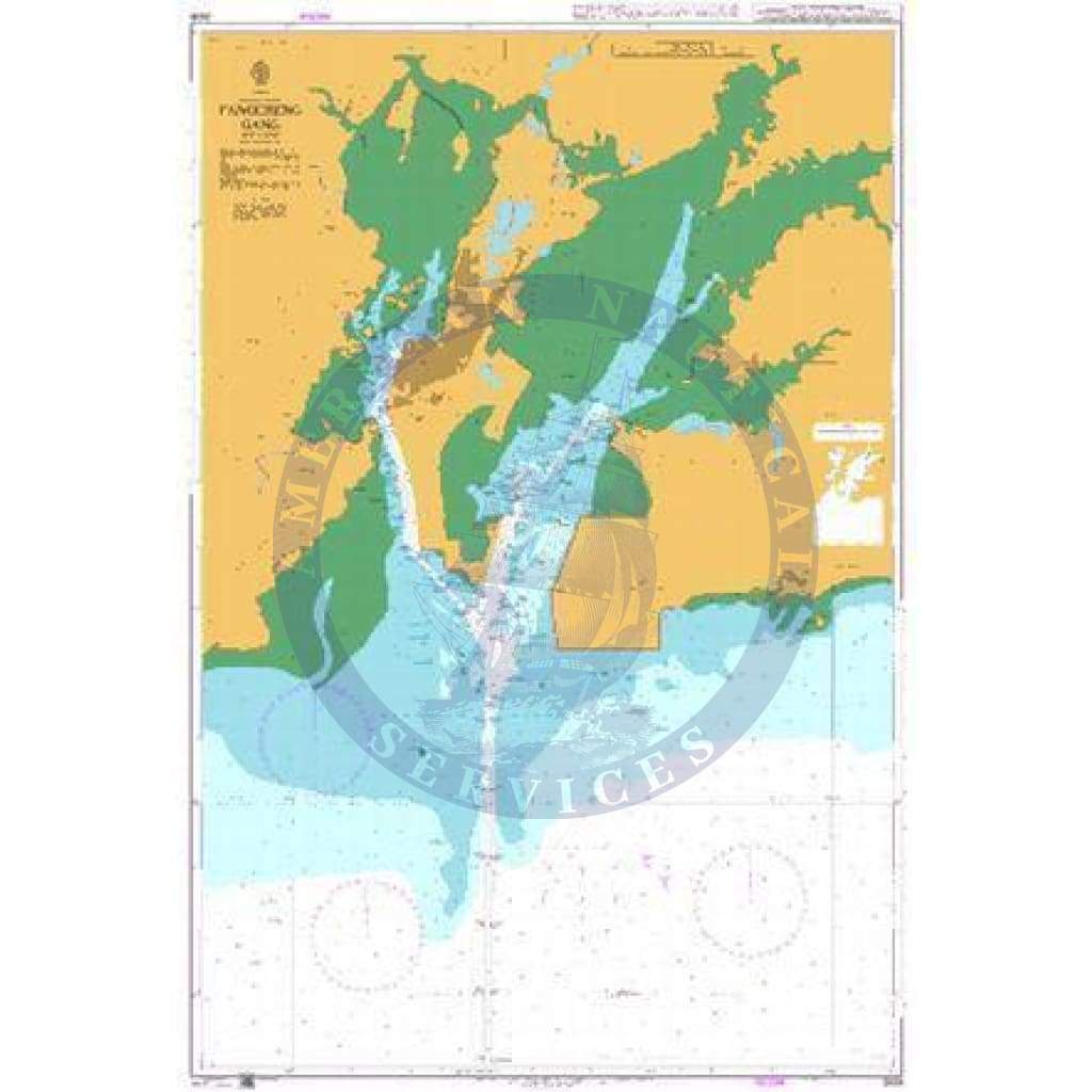 British Admiralty Nautical Chart 3938: China - Gulf of Tonkin, Fangcheng Gang