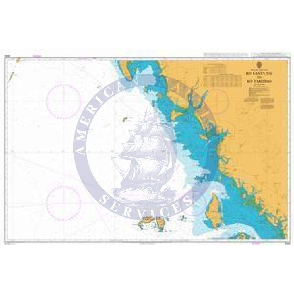 British Admiralty Nautical Chart 3942: Ko Lanta Yai to Ko Tarutao