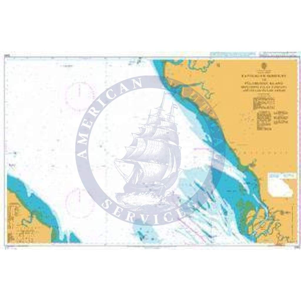 British Admiralty Nautical Chart 3945: Malaysia and Indonesia, Malacca Strait, Kepulauan Sembilan to Pelabuhan Klang including Pulau Pandang and Pulau-pulau Aruah