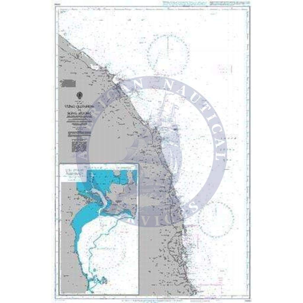 British Admiralty Nautical Chart 3988: South China Sea - Vietnam - East Coast, Quy Nhon to Song Huong