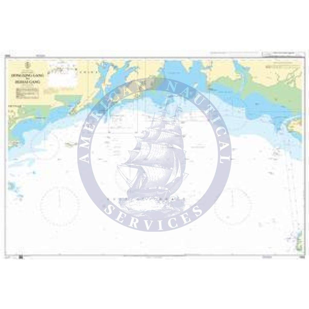British Admiralty Nautical Chart 3992: China and Vietnam, Gulf of Tonkin, Dongxing Gang to Beihai Gang