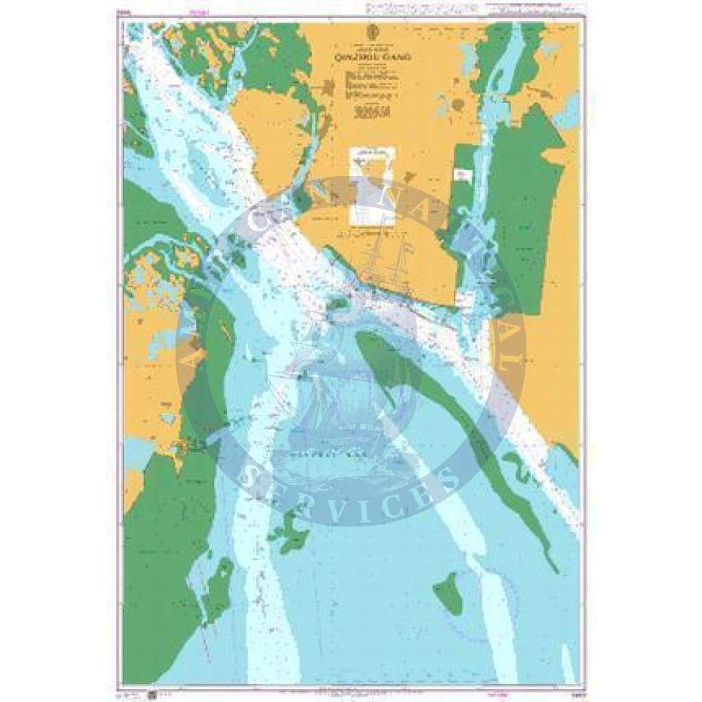 British Admiralty Nautical Chart 3993: China – South Coast, Gulf of Tonkin, Qinzhou Gang