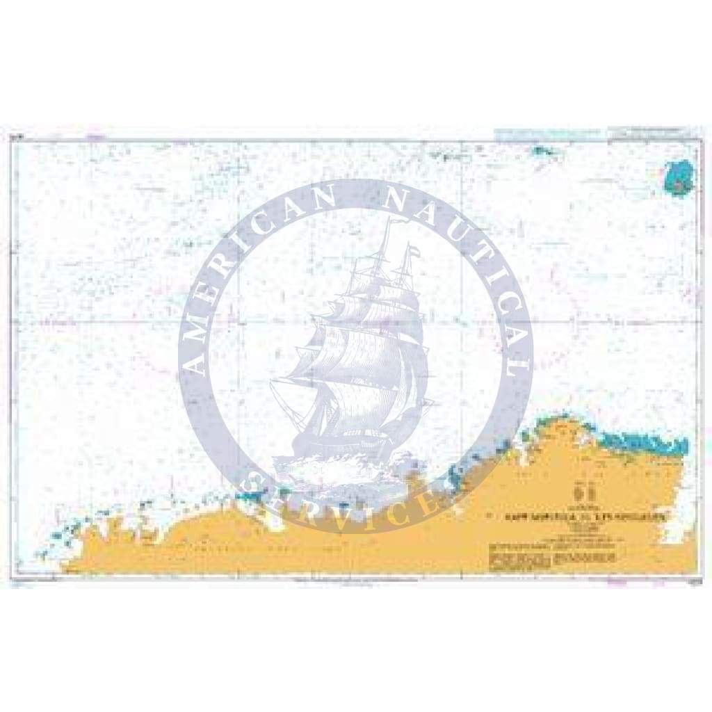 British Admiralty Nautical Chart 4075: Southern Ocean, Kapp Norvegia to Îles Kerguelen