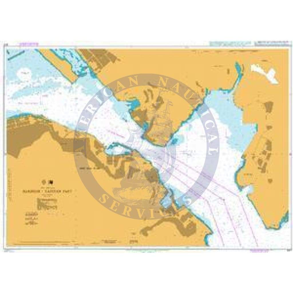 British Admiralty Nautical Chart 4117: China – Hong Kong, Harbour – Eastern Part