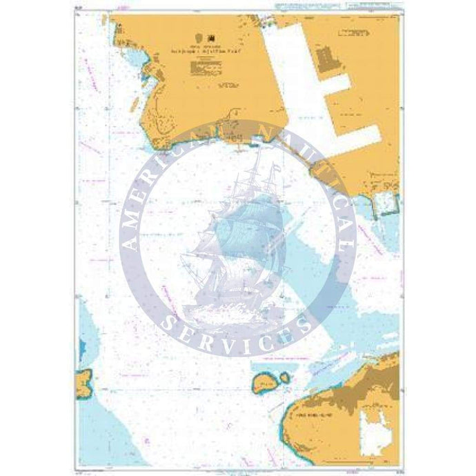British Admiralty Nautical Chart 4119: China - Hong Kong, Harbour - Western Part
