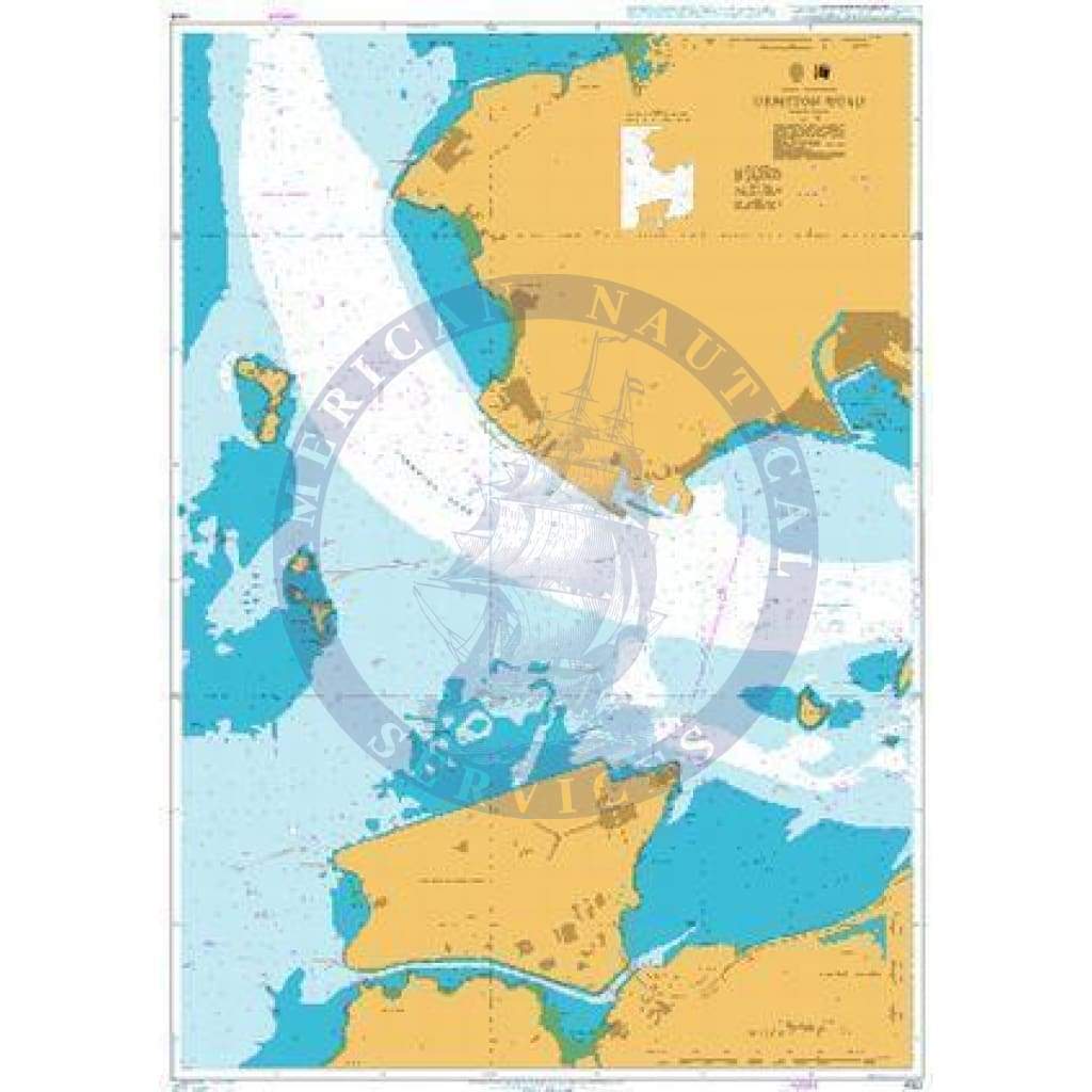 British Admiralty Nautical Chart 4123: China - Hong Kong, Urmston Road