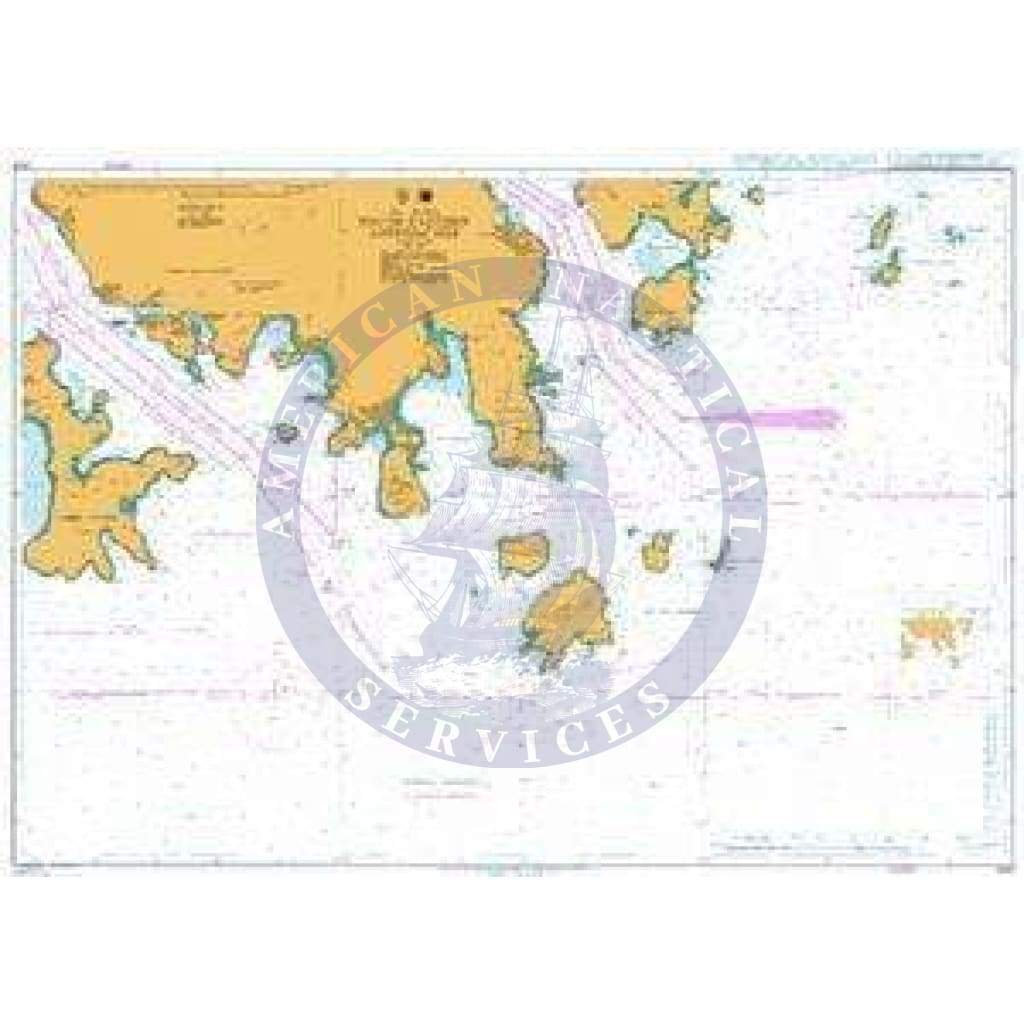 British Admiralty Nautical Chart 4127: China - Hong Kong, South Eastern Approaches
