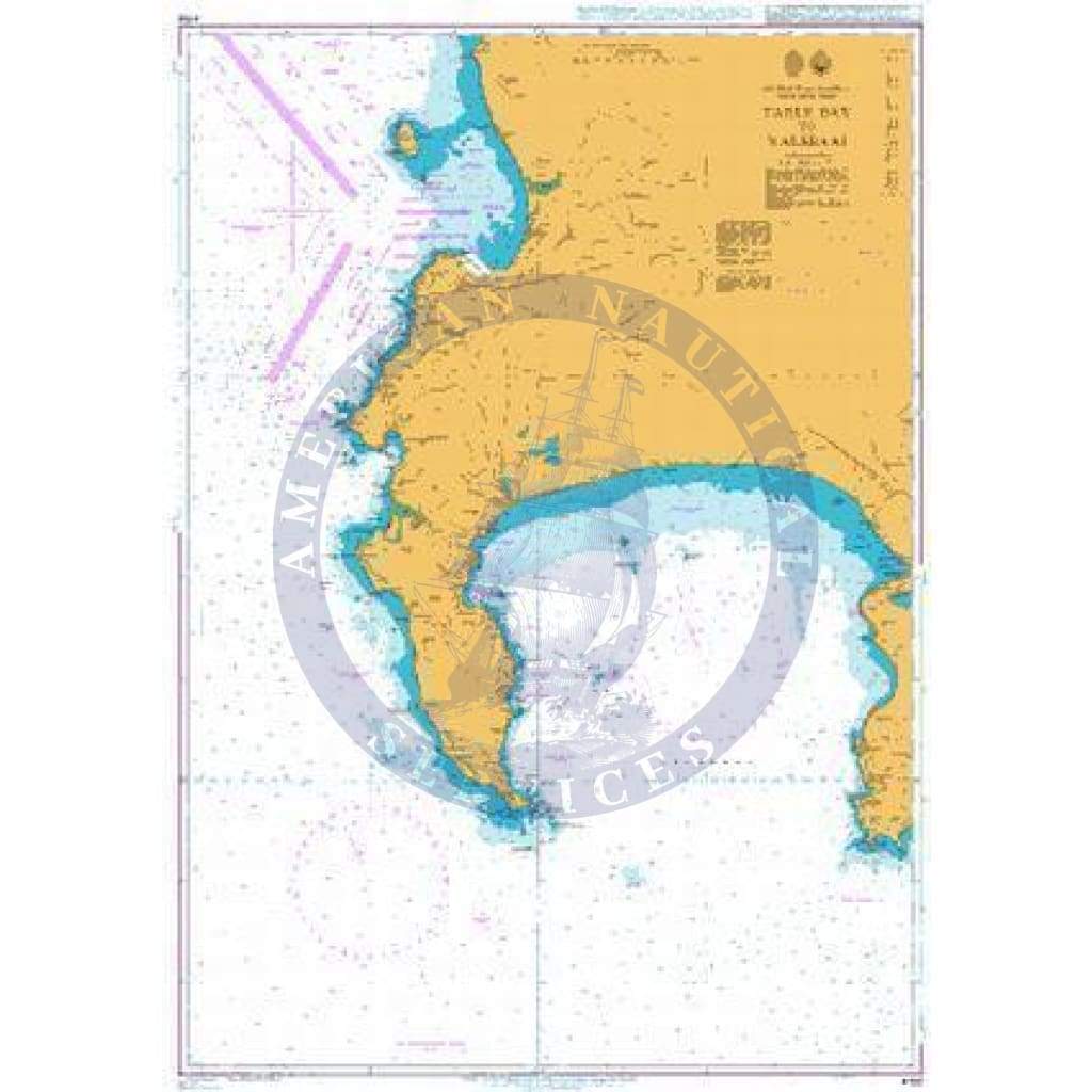 British Admiralty Nautical Chart 4150: Table Bay to Valsbaai