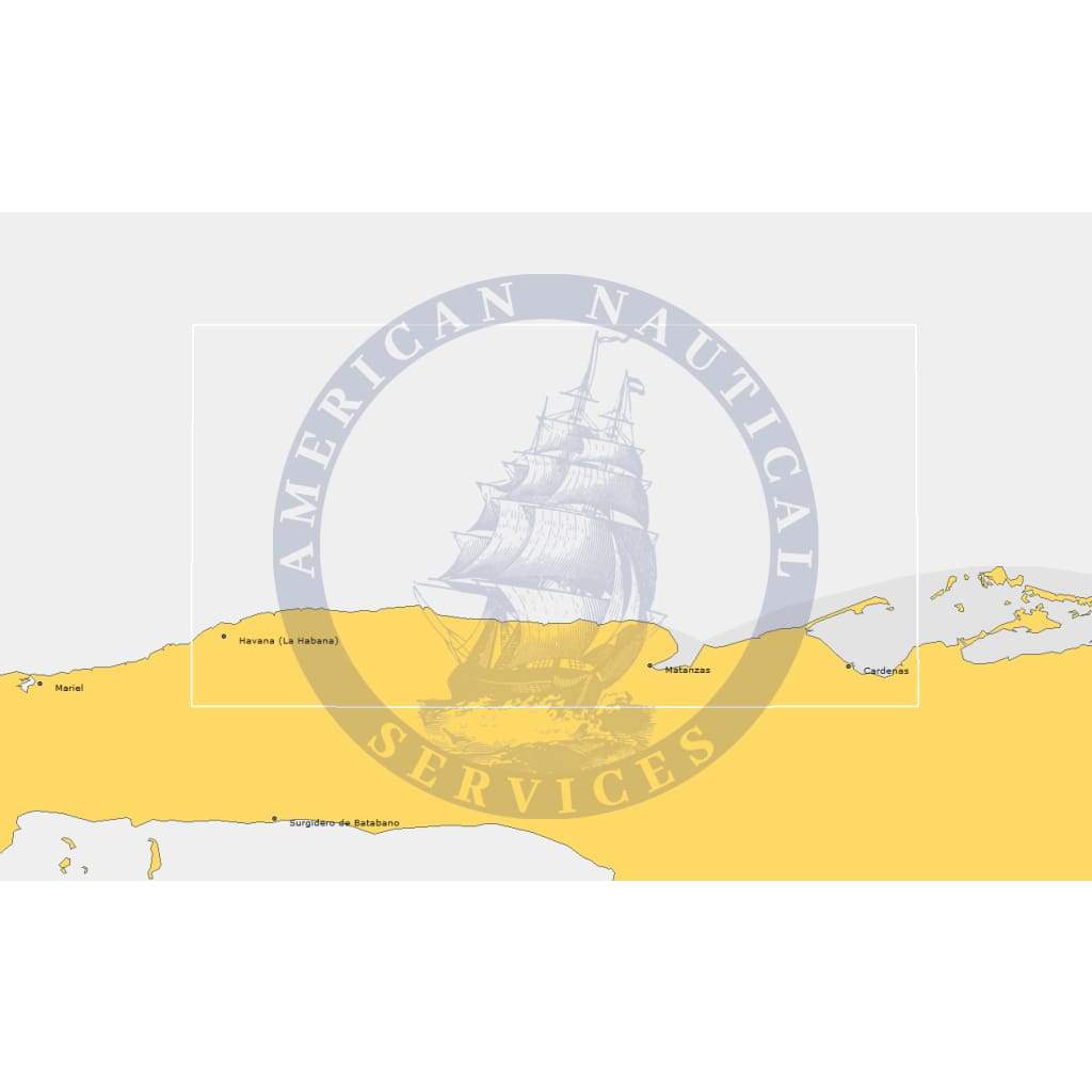 British Admiralty Nautical Chart 418: West Indies - Cuba - North Coast, La Habana to Bahía de Cárdenas