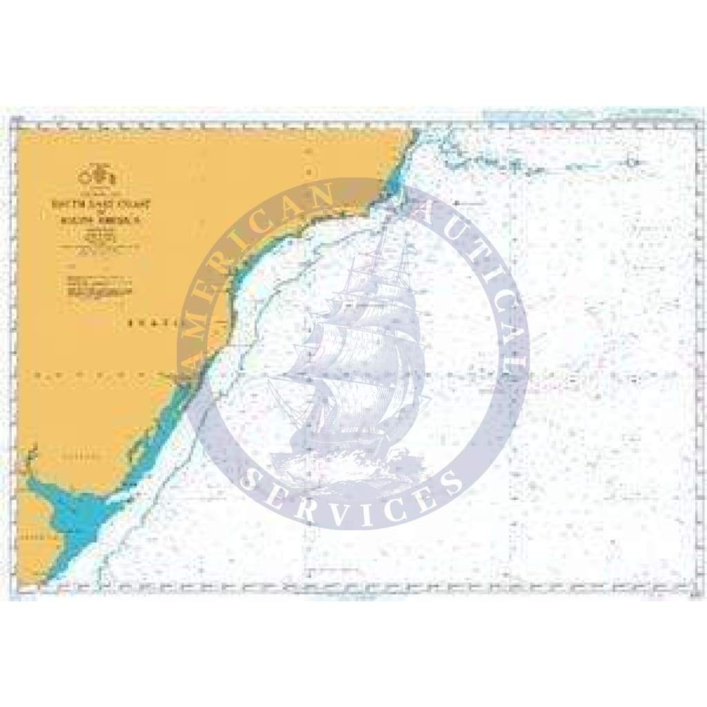 British Admiralty Nautical Chart 4201: Southeast Coast of South America