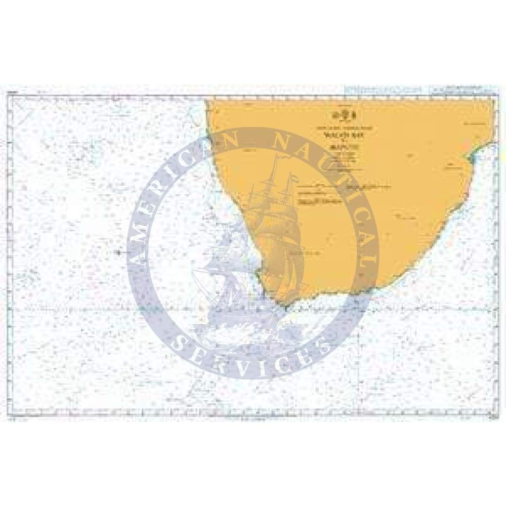 British Admiralty Nautical Chart 4204: South Atlantic and Indian Oceans, Walvis Bay to Maputo