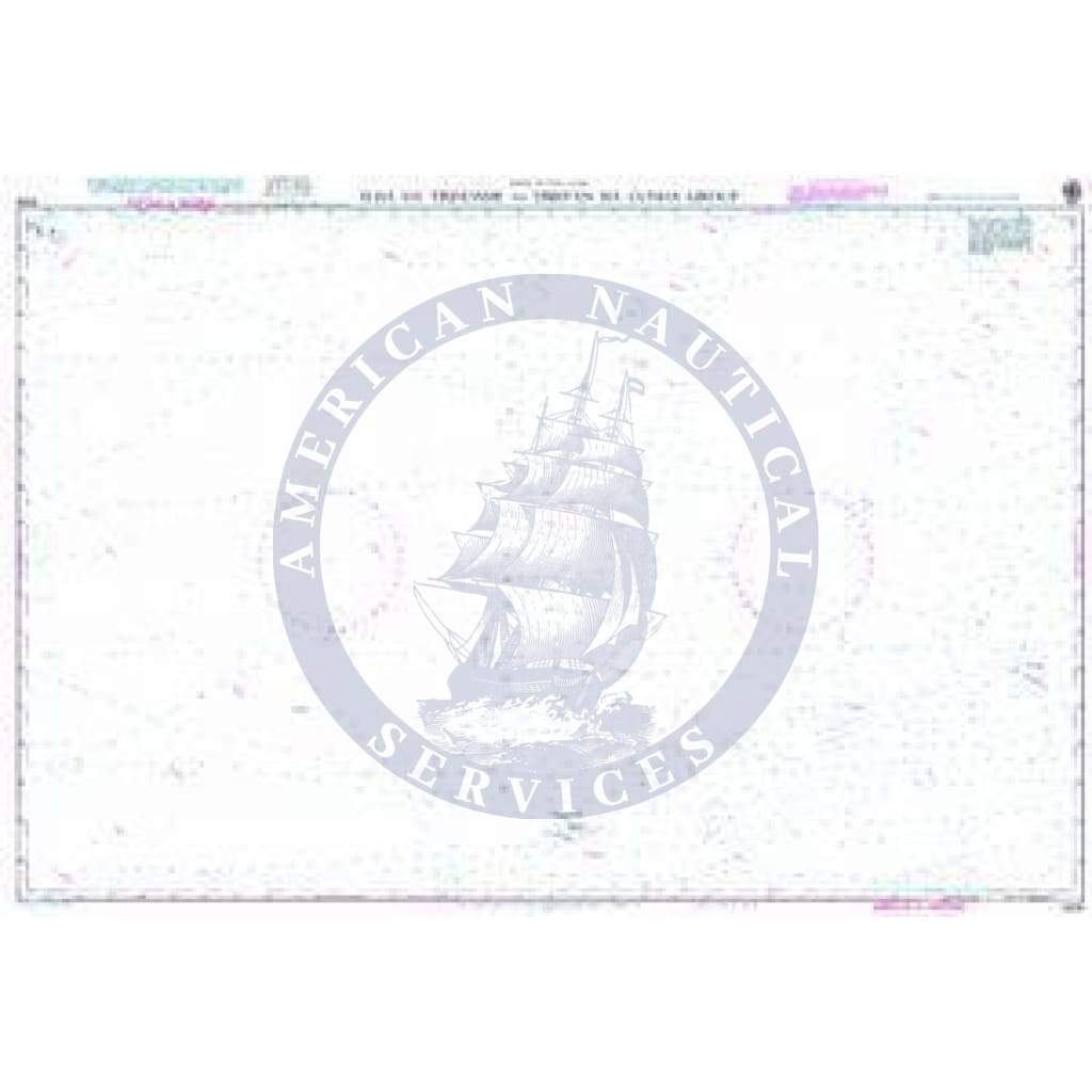 British Admiralty Nautical Chart 4208: Ilha da Trindade to Tristan da Cunha Group