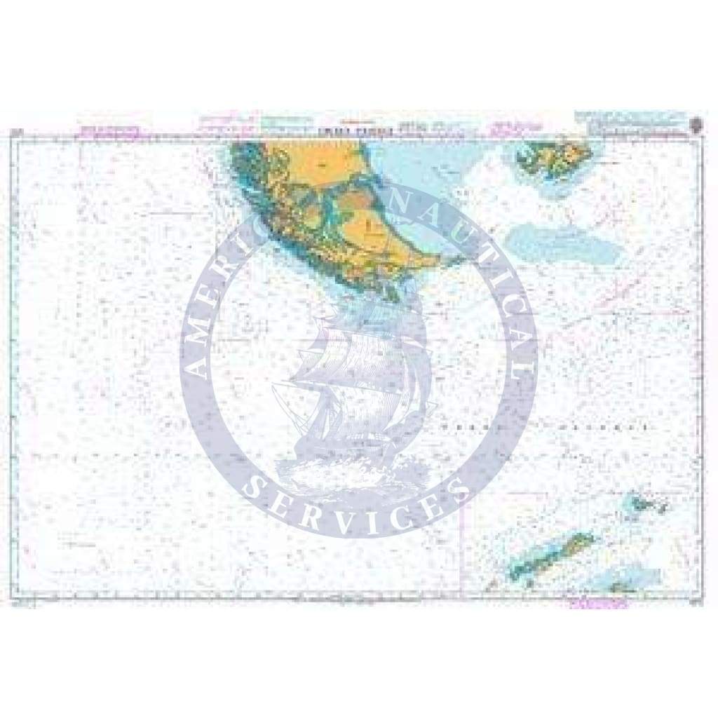 British Admiralty Nautical Chart 4212: Drake Passage
