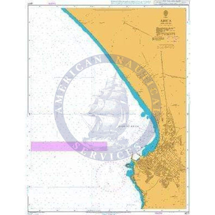 British Admiralty Nautical Chart 4217: Arica - Amnautical