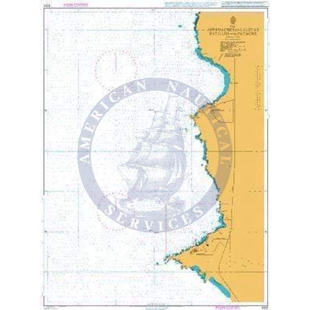 British Admiralty Nautical Chart  4222: Approaches to Caletas Patillos and Patache