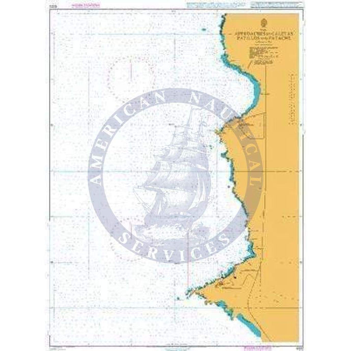British Admiralty Nautical Chart  4222: Approaches to Caletas Patillos and Patache
