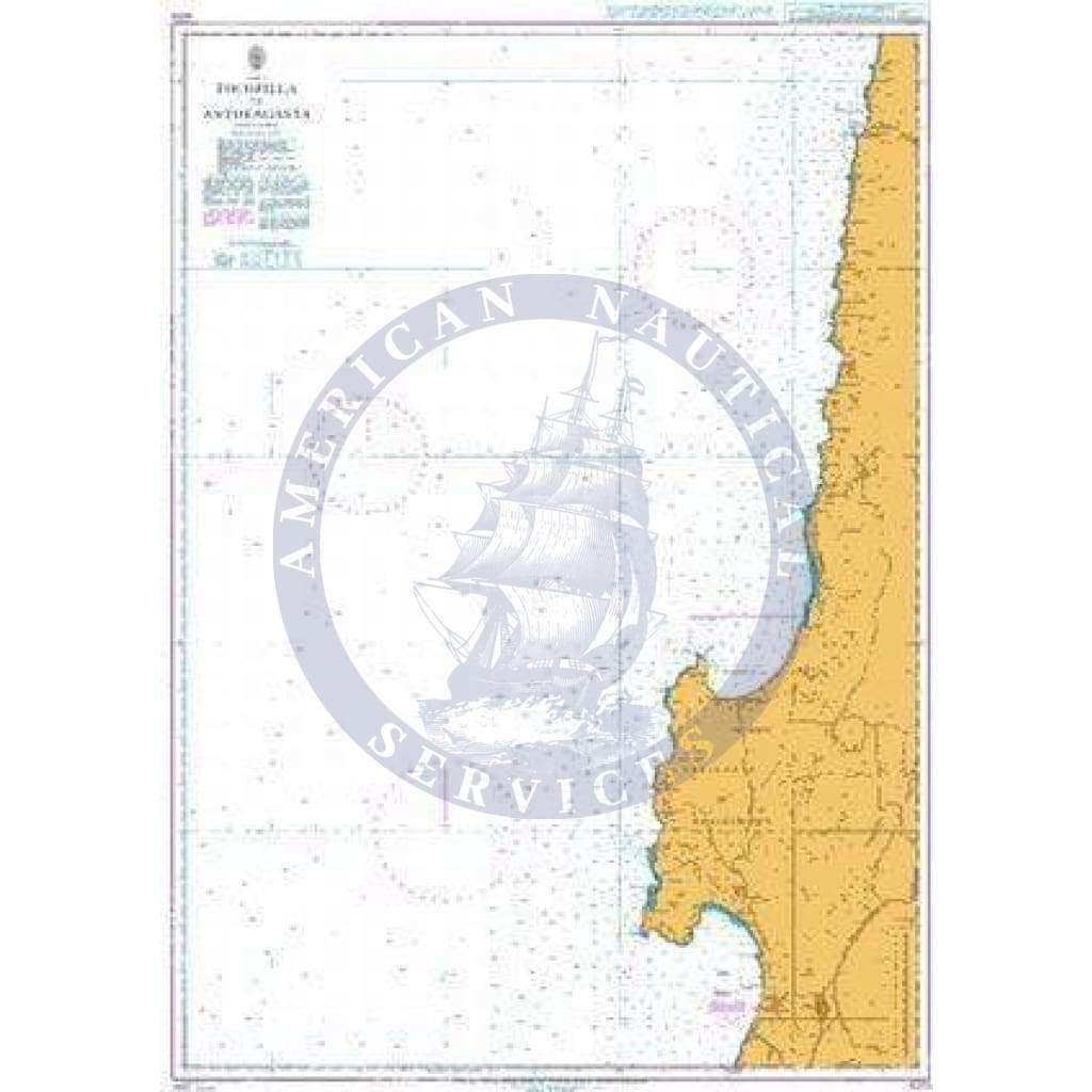 British Admiralty Nautical Chart 4223: Tocopilla to Antofagasta