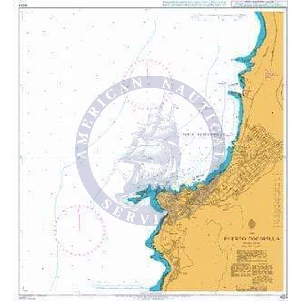 British Admiralty Nautical Chart 4224: Puerto Tocopilla