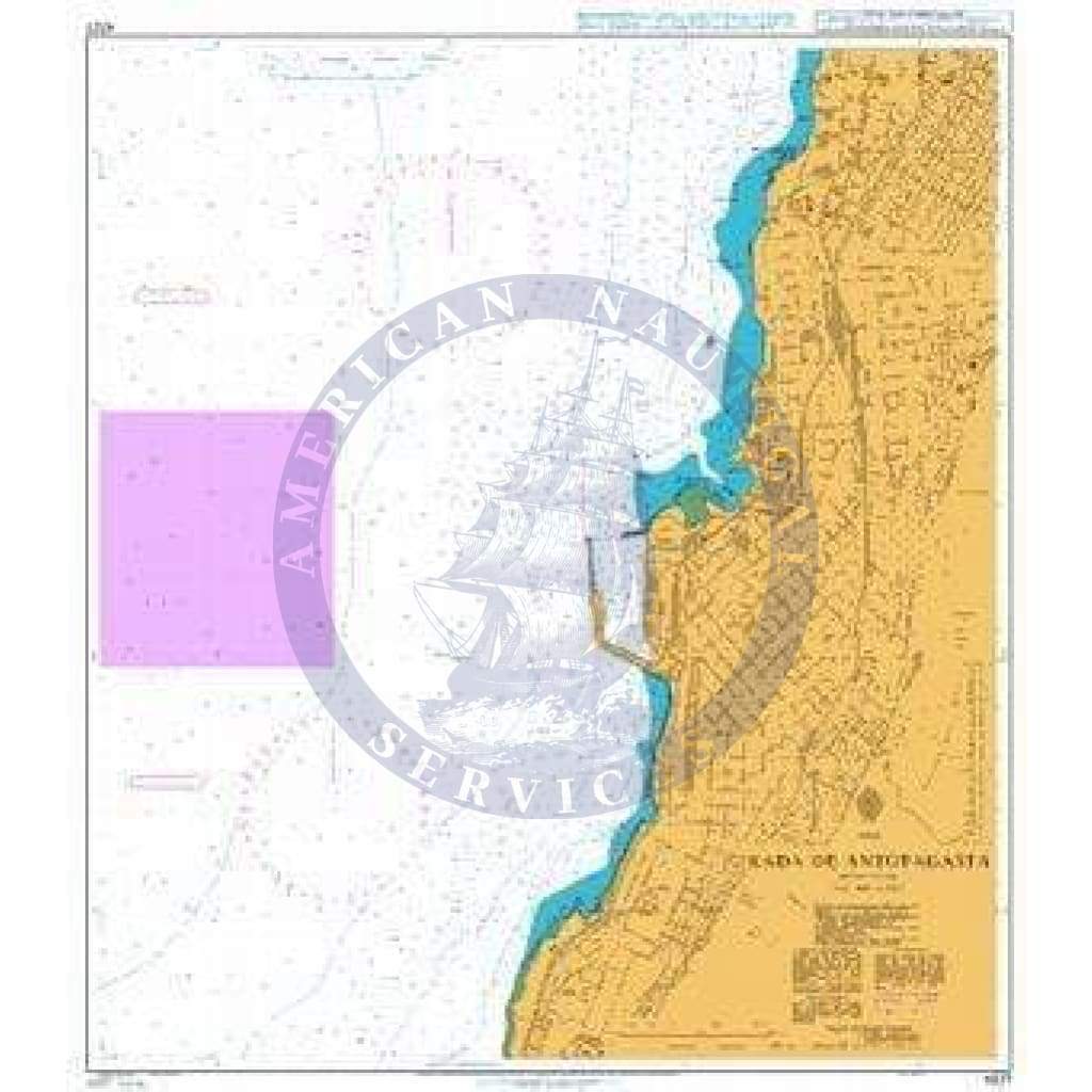 British Admiralty Nautical Chart 4227: Rada de Antofagasta