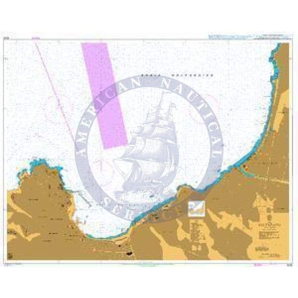 British Admiralty Nautical Chart 4242: Chile, Valparaiso