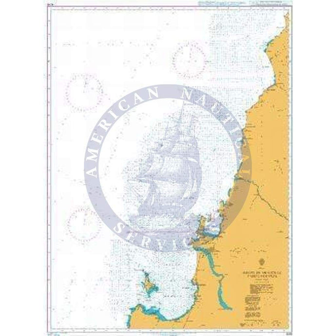 British Admiralty Nautical Chart 4246: Golfo de Arauco to Cabo Carranza