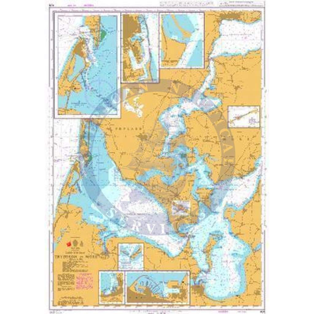 British Admiralty Nautical Chart 426: Denmark, Limfjorden, Thyborøn to Mors