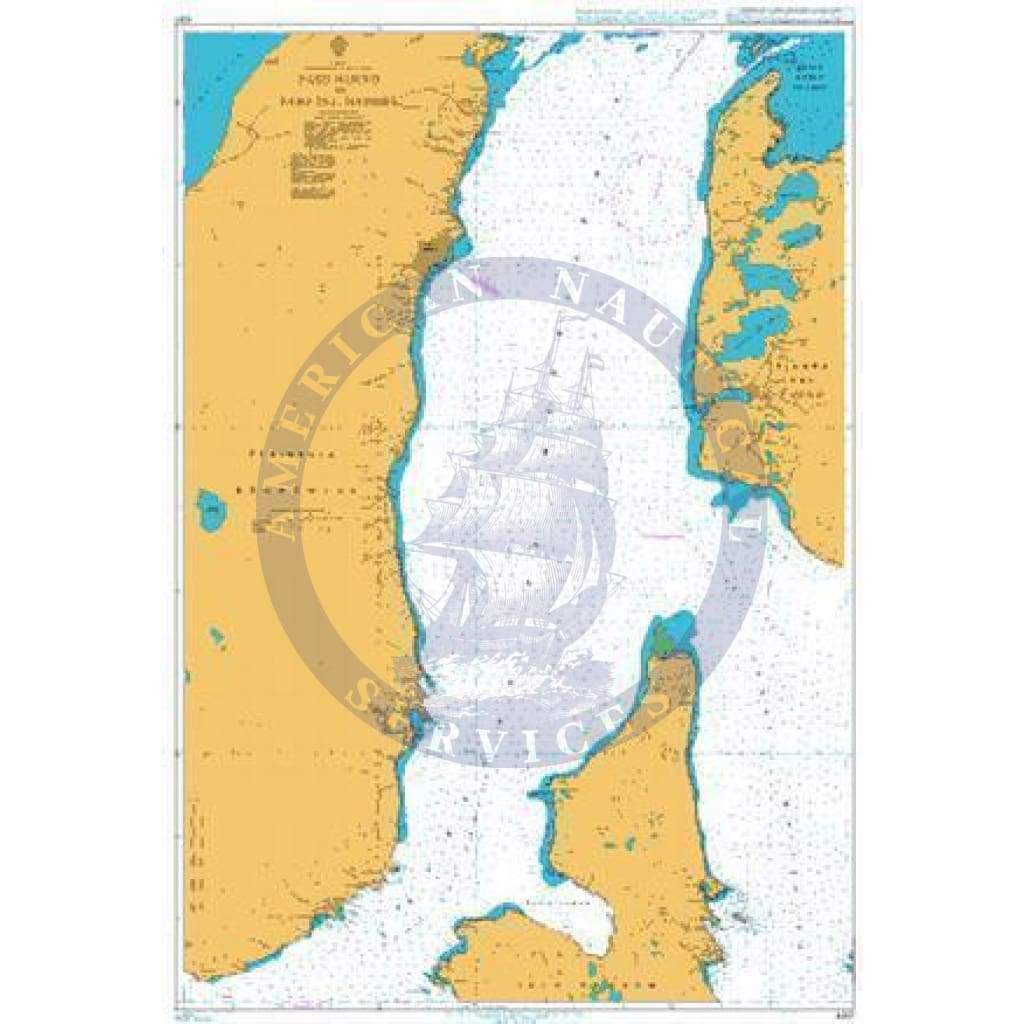 British Admiralty Nautical Chart  4267: Paso Nuevo to Paso Del Hambre