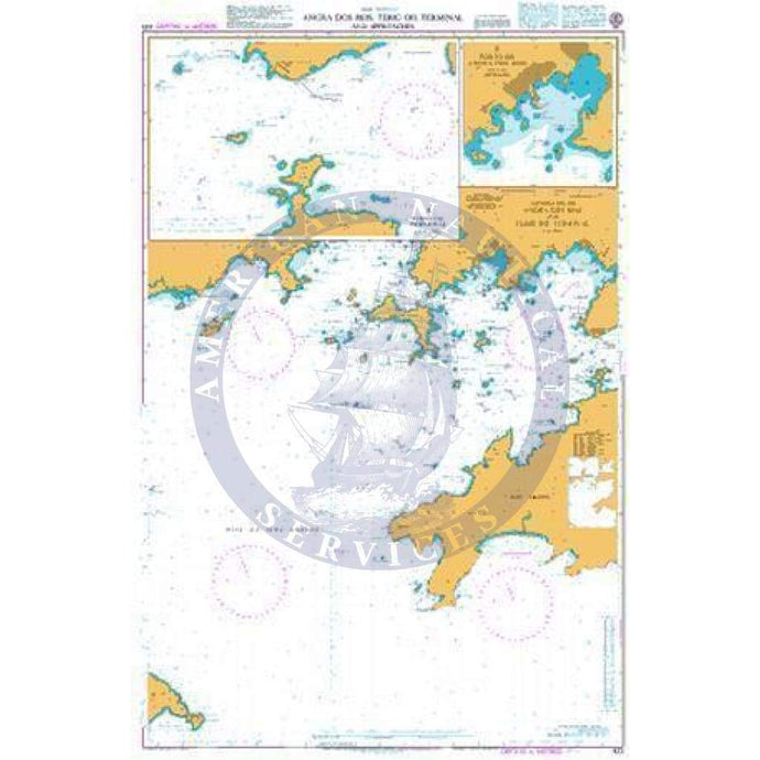 British Admiralty Nautical Chart 433: Angra dos Reis and TEBIG Oil Terminal and Approaches