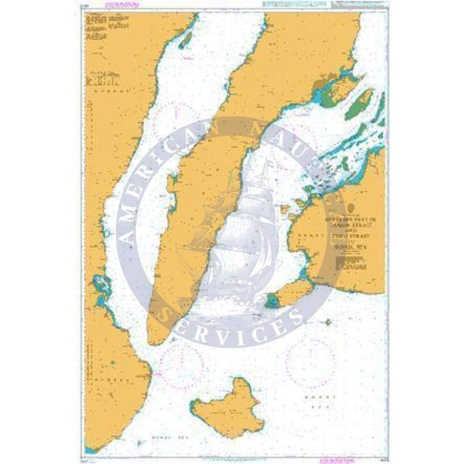 British Admiralty Nautical Chart 4473: Southern Part of Tanon Strait a ...