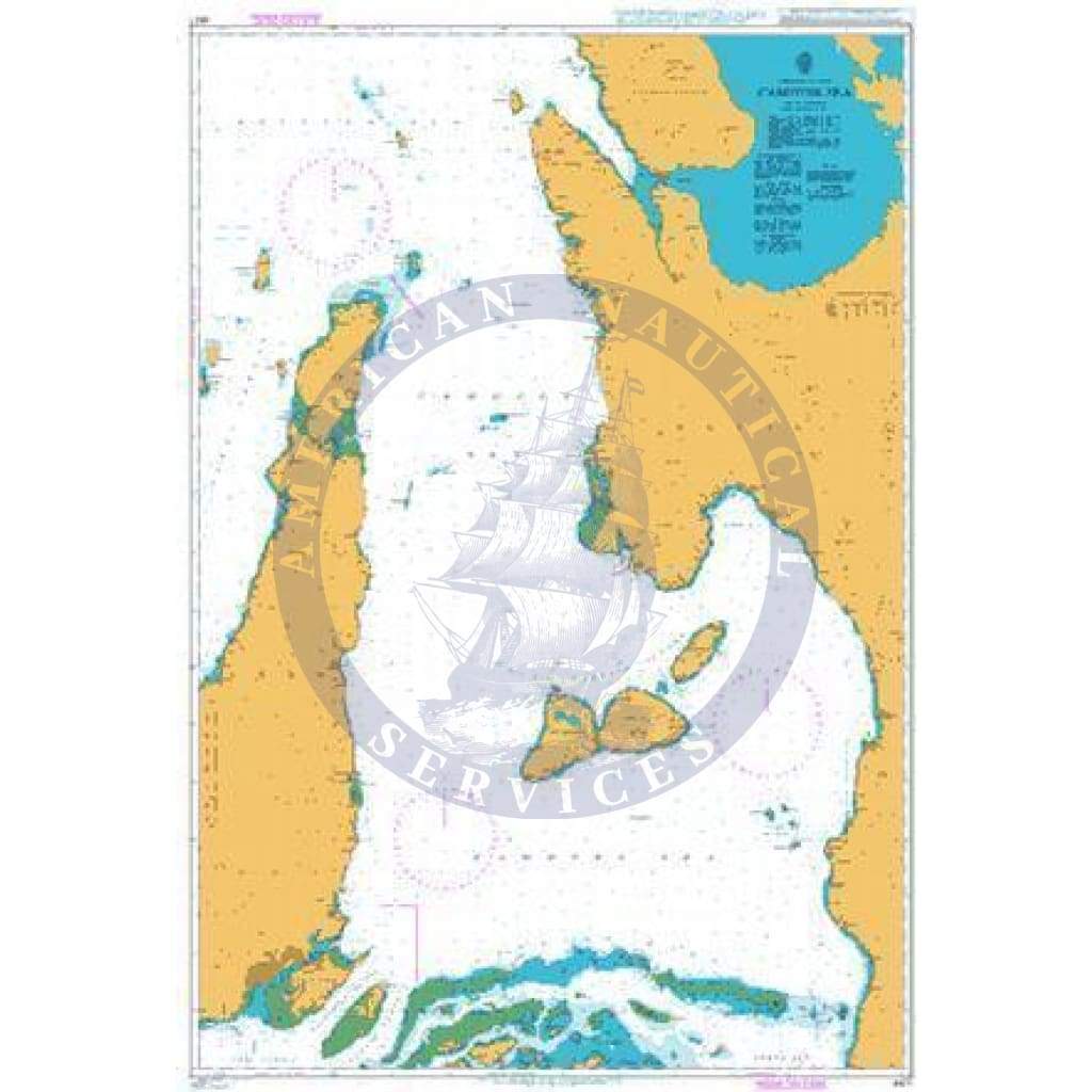 British Admiralty Nautical Chart  4477: Camotes Sea