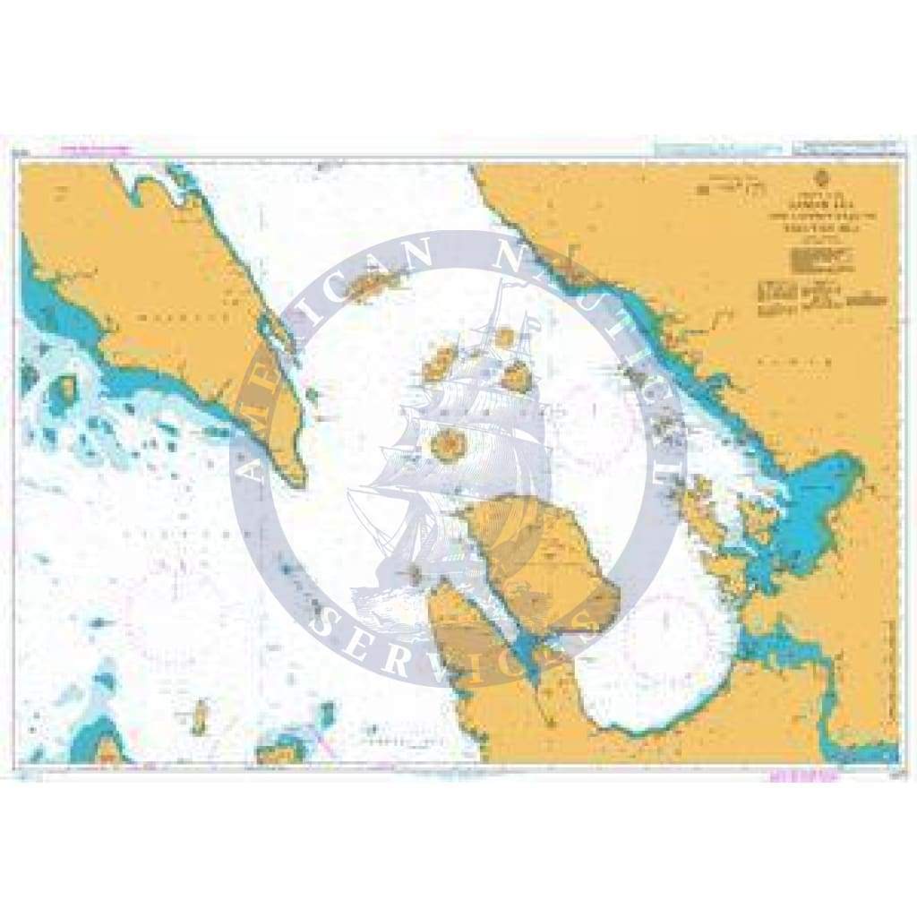 British Admiralty Nautical Chart 4478: Samar Sea and Eastern part of Visayan Sea