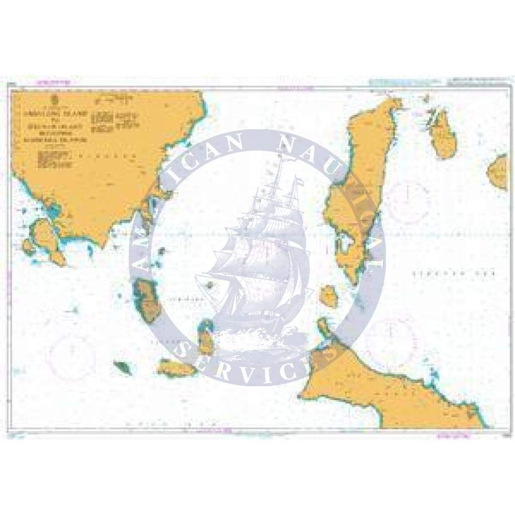 British Admiralty Nautical Chart 4484: Ambulong Island to Sibuyan Island including Semirara Islands
