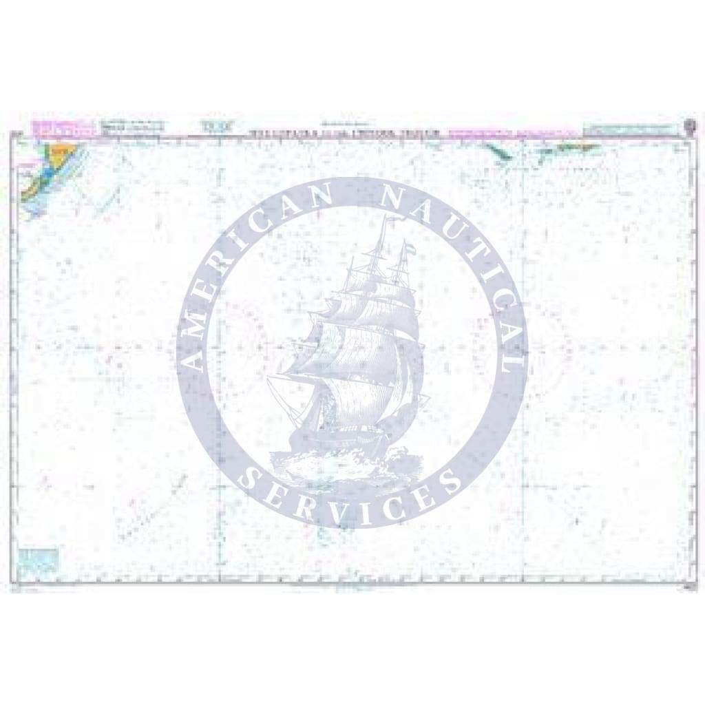 United Kingdom Hydrographic Office Chart Paper British Admiralty Nautical Chart  4522: North Pacific Ocean, Mys Lopatka to the Chinook Trough