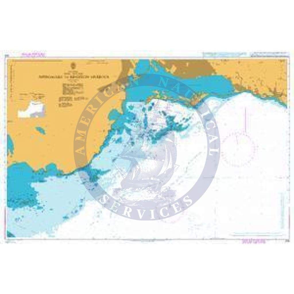 British Admiralty Nautical Chart 456: Approaches to Kingston Harbour