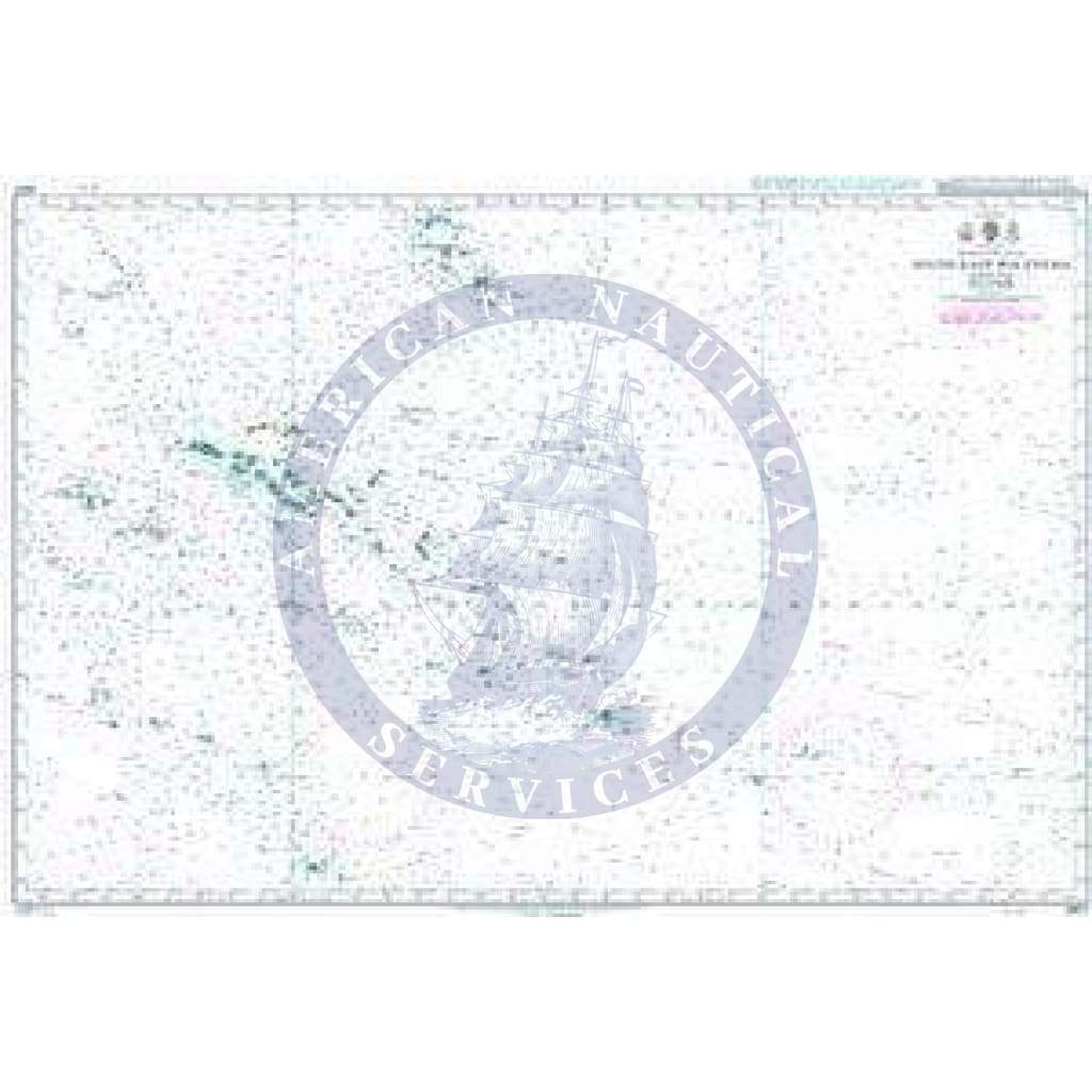 British Admiralty Nautical Chart 4607: outh Pacific Ocean, South East Polynesia