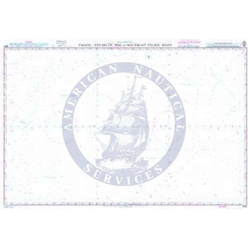 British Admiralty Nautical Chart 4610: Pacific-Antarctic Rise to Southeast Pacific Basin