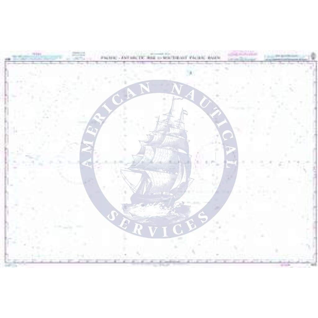 British Admiralty Nautical Chart 4610: Pacific-Antarctic Rise to Southeast Pacific Basin