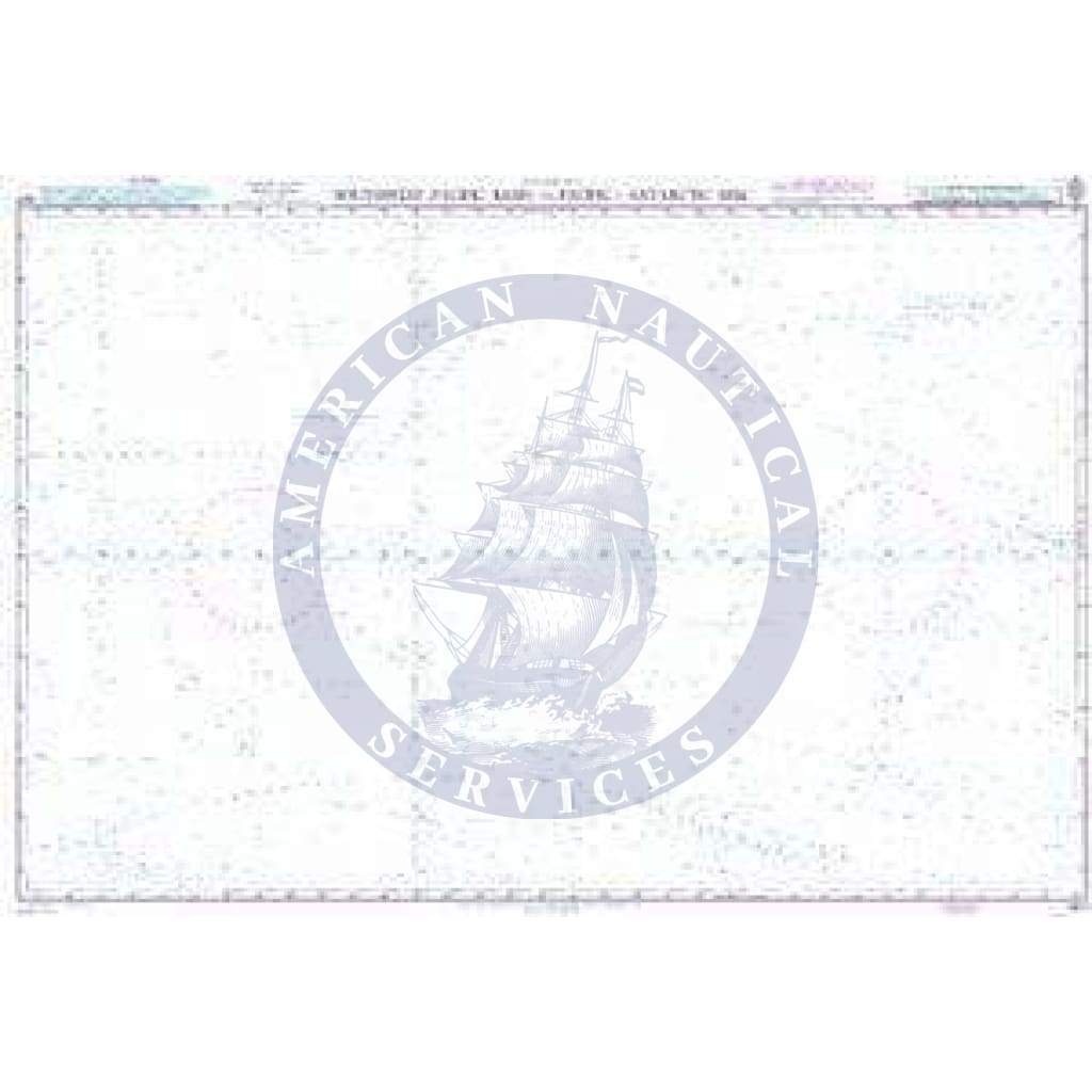 British Admiralty Nautical Chart 4611: Southwest Pacific Basin to Pacific-Antarctic Rise